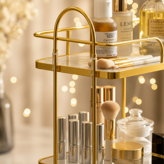 2-Tier Cosmetics Storage Rack – Makeup Organizer