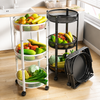 3-Tier Foldable Kitchen Trolley Rack by Dover Dream