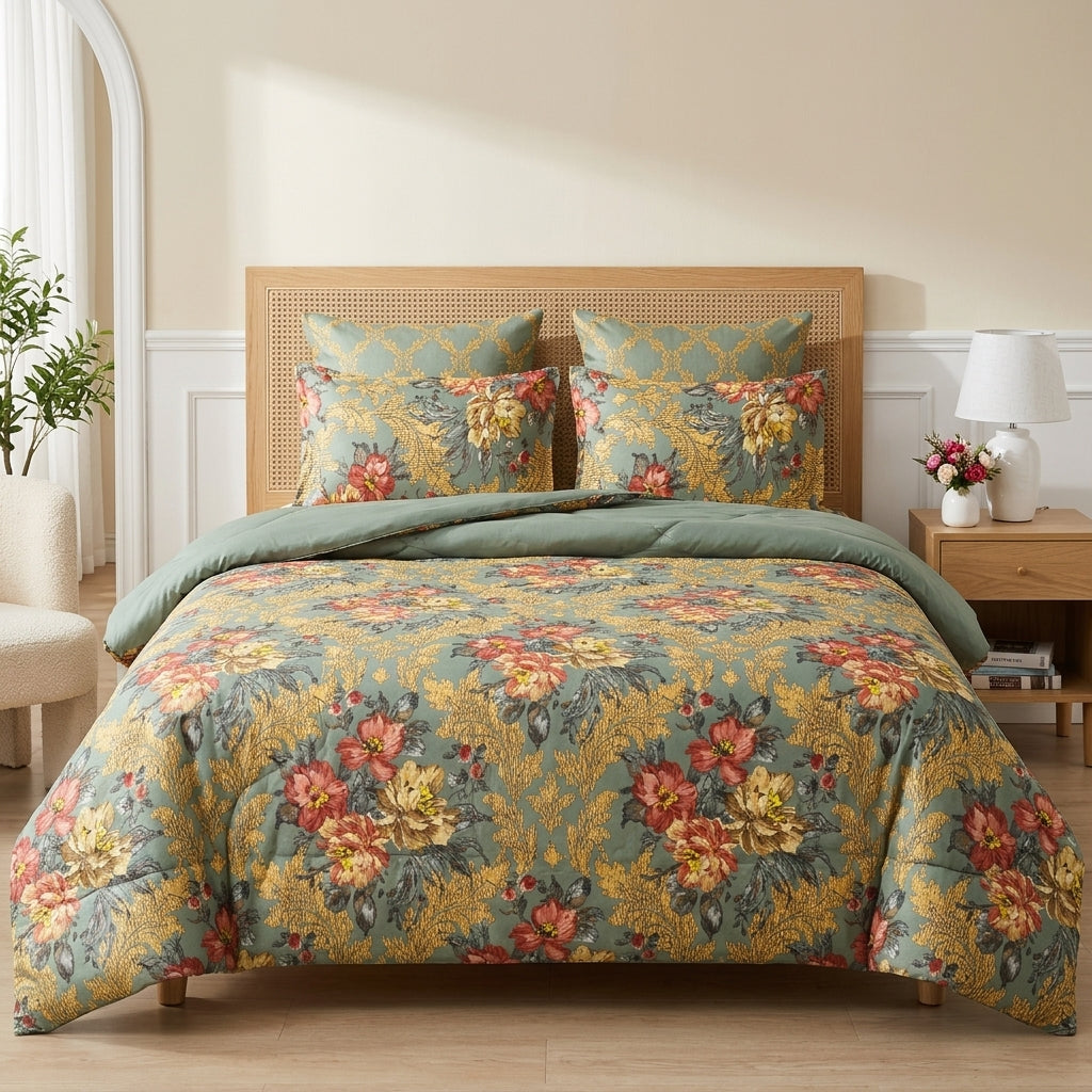 6 PCs SaharaWest Printed Comforter set