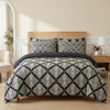 6 PCs Indigo Printed Comforter set
