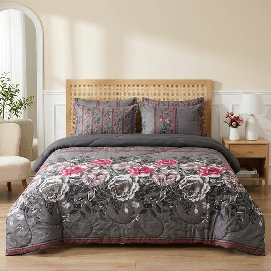 6 PCs Rosemary Printed Comforter set