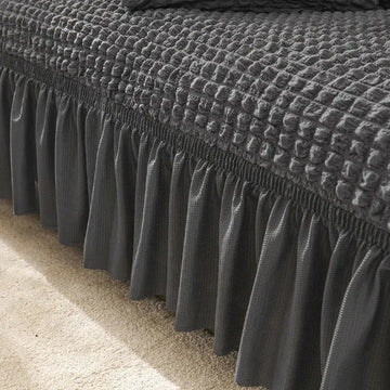 Luxury Fitted Bubble Sofa Cover - Grey