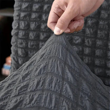 Luxury Fitted Bubble Sofa Cover - Grey