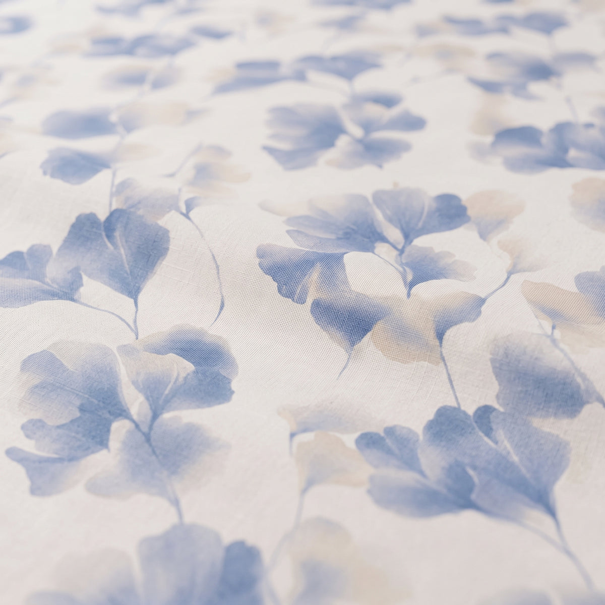Ginkgo Blue 3 PCs Bedsheet Set