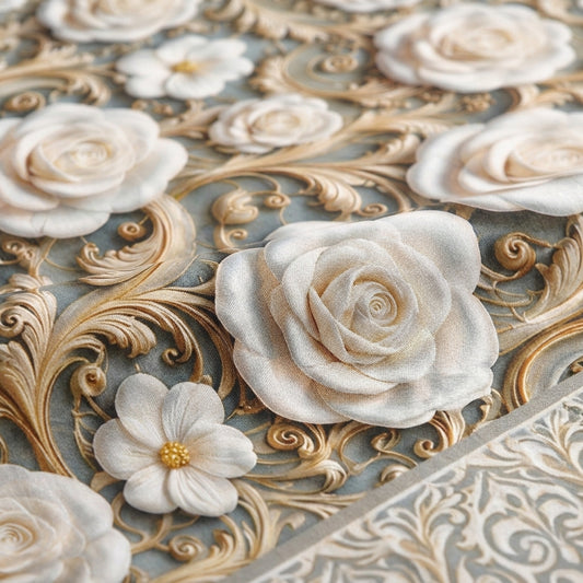 Jasmine 3D Premium Bedsheet Set