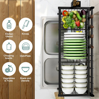 Luxury Kitchen Plates & Dish Holder Organizer