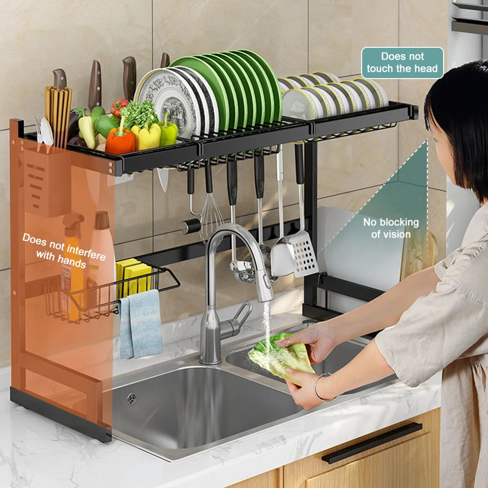 Luxury Kitchen Plates & Dish Holder Organizer