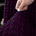 Luxury Fitted Bubble Sofa Cover - Purple