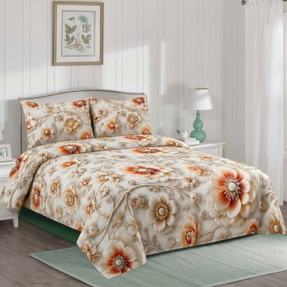 Amber Rose 3D Premium Bedsheet Set