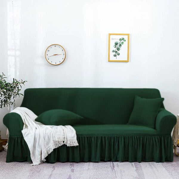 Turkish Style Mesh Sofa Cover - Green