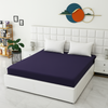 Terry Waterproof Mattress Protector- Navy Blue