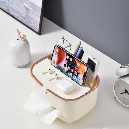 Multifunctional Desktop Living Room Tissue Box