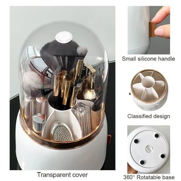 Luxury Rotating Makeup Organizer for Vanity & Dresser