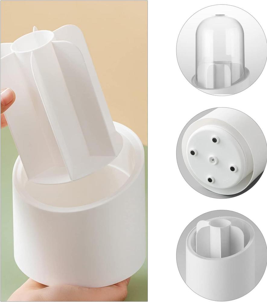 Elegant Makeup Brush Holder for Vanity & Countertop