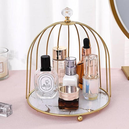 Luxurious Golden Multi-purpose Storage Organizer