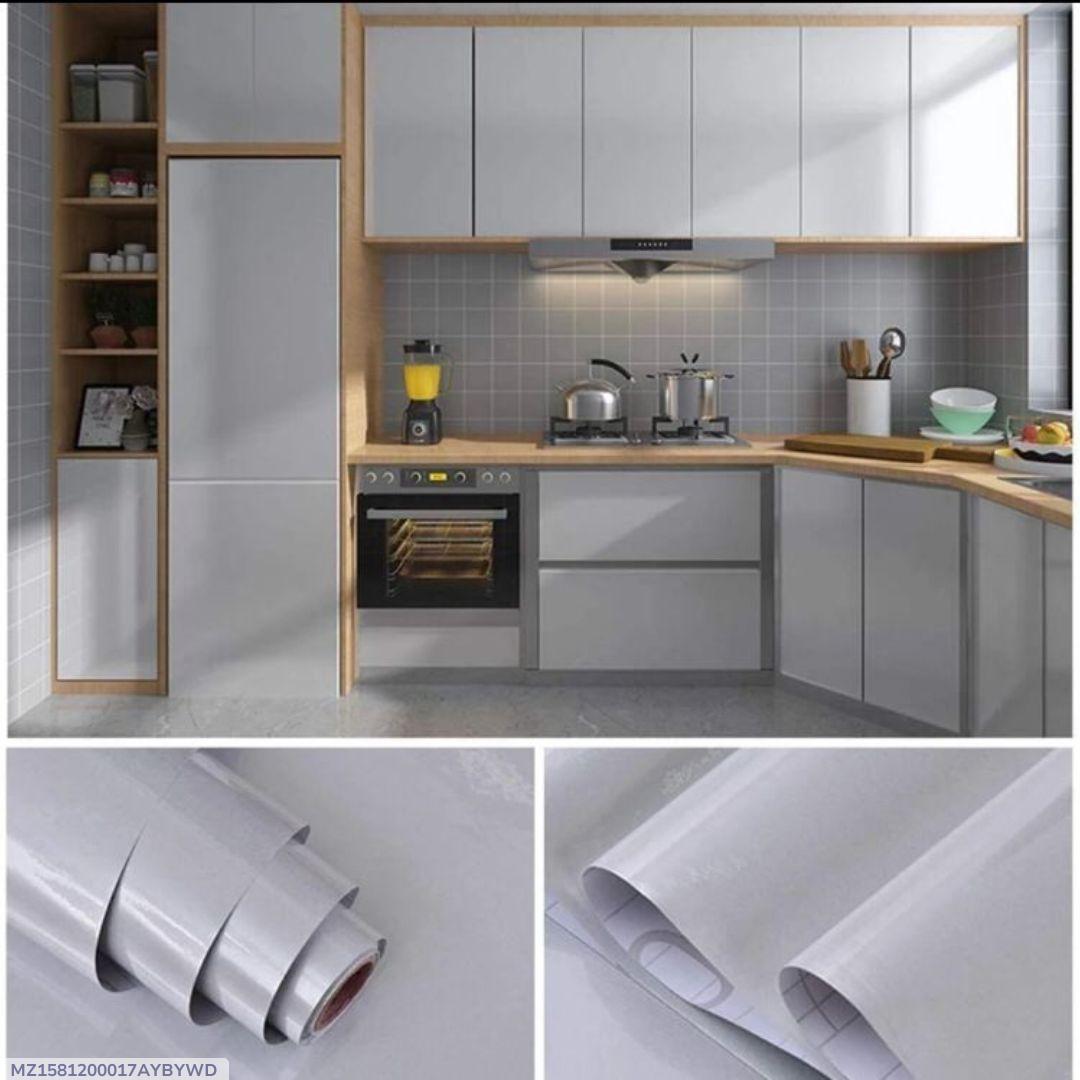 Silver Gray Wallpaper Peel and Stick Self - Adhesive