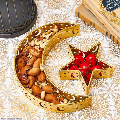 Versatile Durable Serving Golden Tray