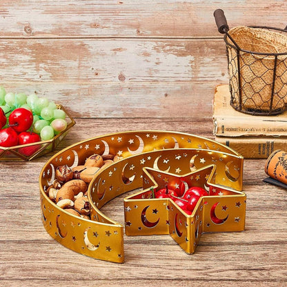 Versatile Durable Serving Golden Tray