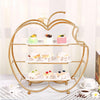 Elegant Melamine Golden Apple Shape Tray