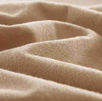 Terry Waterproof Mattress Protector- Beige