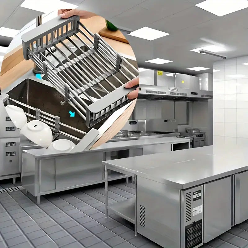 Luxury Kitchen Sink Basket Multi-Purpose Hanging Organizer