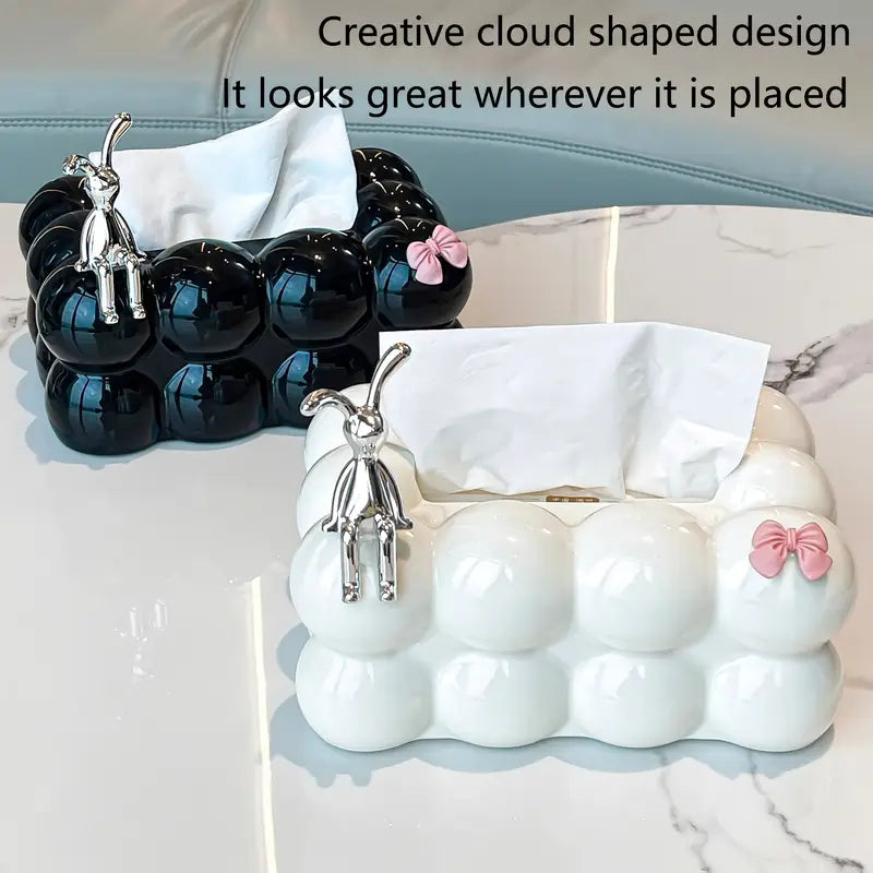 Elegant Style High Beauty Cotton Candy Tissue Box