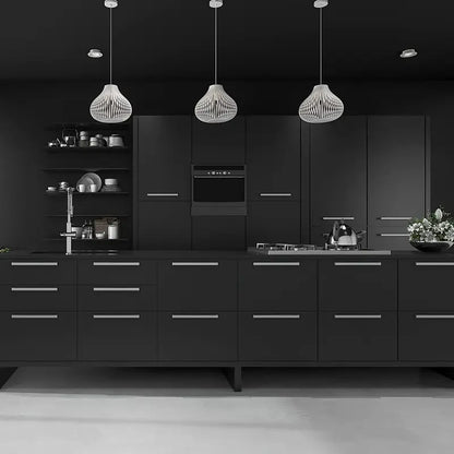 Matte Black Wallpaper Peel and Stick Self - Adhesive