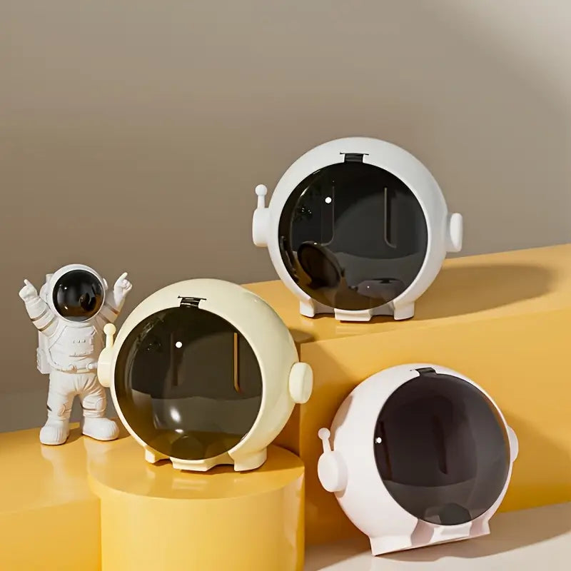 Elegant Astronaut Wall-Mounted Tooth Brush Holder
