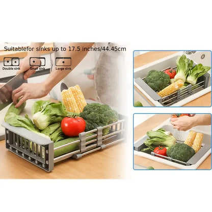 Luxury Kitchen Sink Basket Multi-Purpose Hanging Organizer