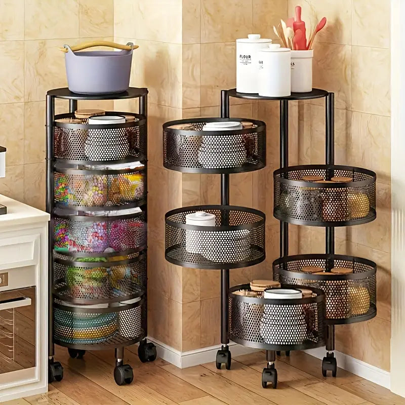 Premium Metal Vegetable Round Basket