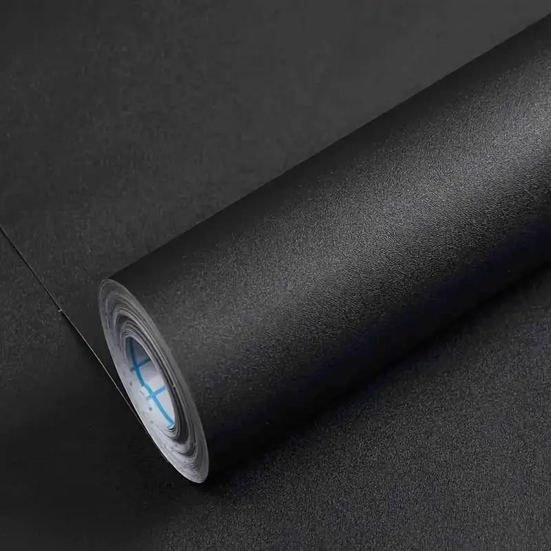 Matte Black Wallpaper Peel and Stick Self - Adhesive