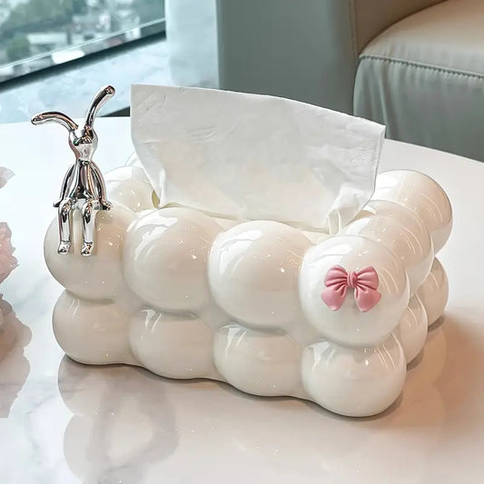 Elegant Style High Beauty Cotton Candy Tissue Box