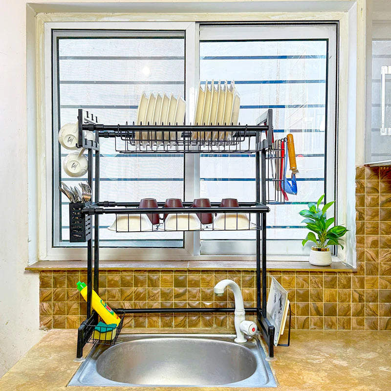 Luxury Kitchen Plates & Dish Holder Organizer