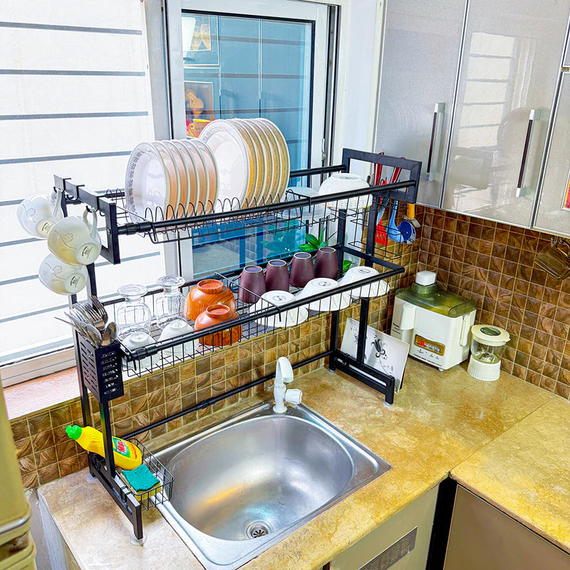 Luxury Kitchen Plates & Dish Holder Organizer