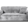 Luxe Comfort Velvet Sofa Cover Grey