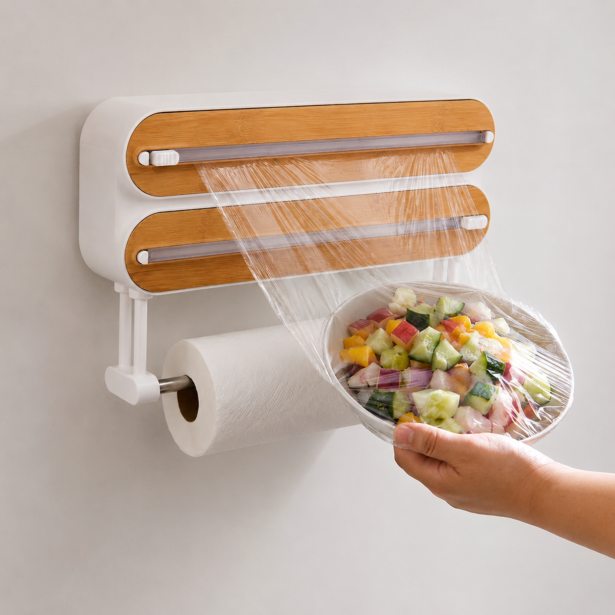 3 in 1 Multifunction Kitchen Wrapp Dispenser