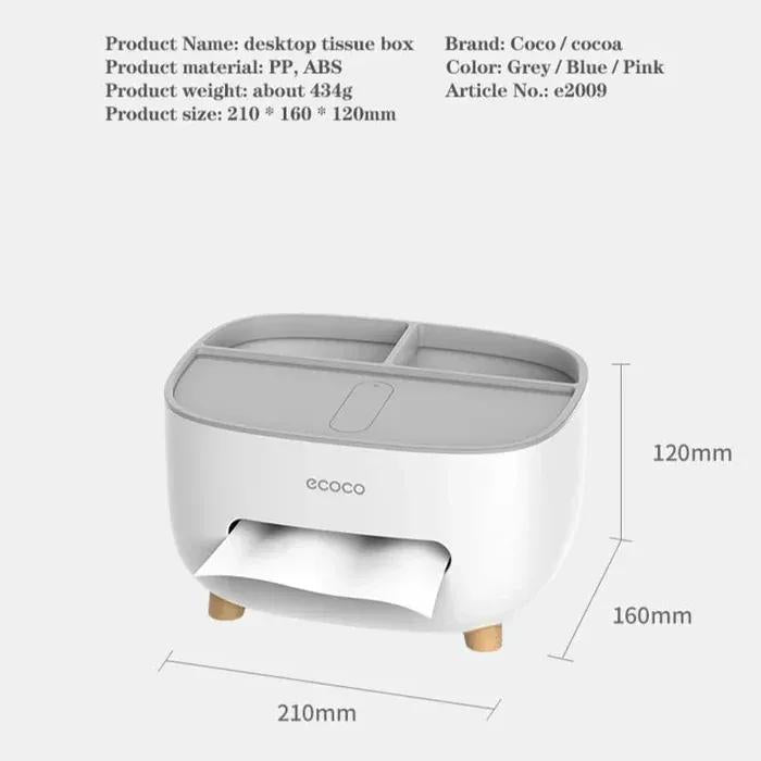 Multifunctional Desktop Living Room Tissue Box